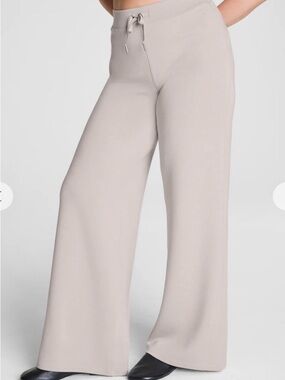 SPANX Wide Leg Air Essentials Pants - French Grey